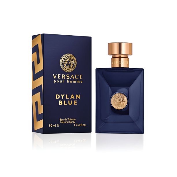 Versace Dylan Blue Eau de Toilette, Cologne for Men, 1.7 Oz
