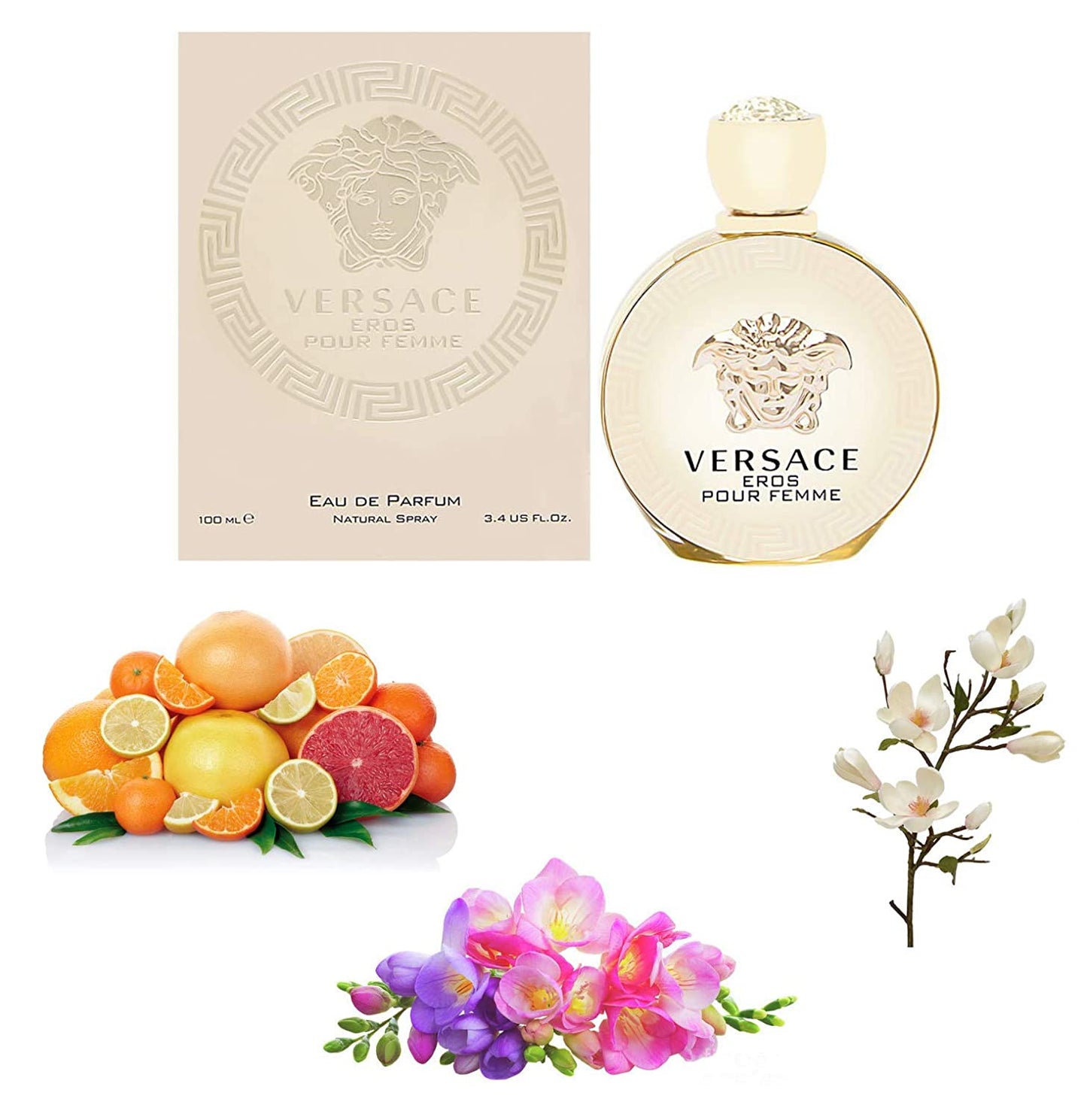 Versace Vanitas Eau De Parfum Spray, Perfume for Women, 3.4 Oz