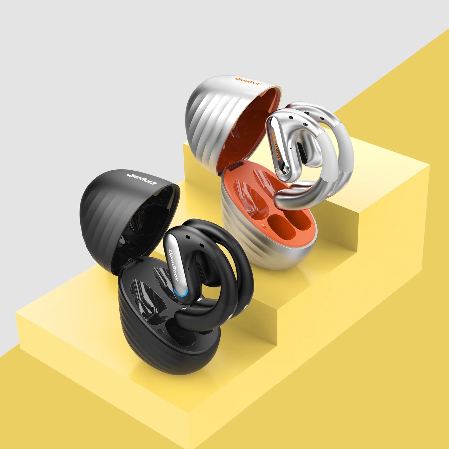 OpenRock Open Ear Headphones Wireless True Sports Earbuds in Ear Headphones with Microphone Touch Control Wireless Earphone